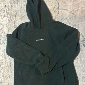Alphalete Dark Green Sherpa Hoodie